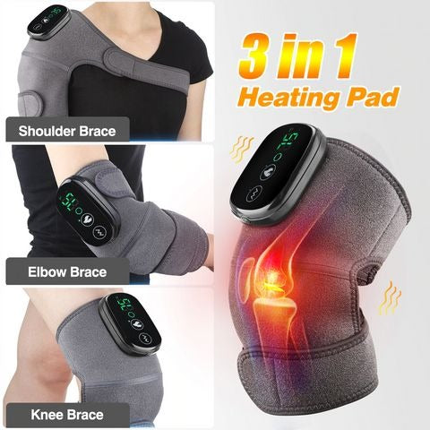3-in-1 Electric Knee Massage Pad for Joint Relief